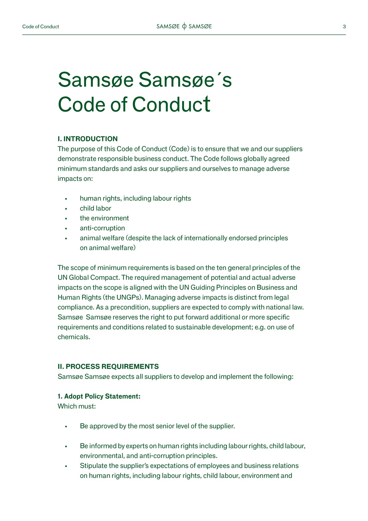 Code of Conduct 3
